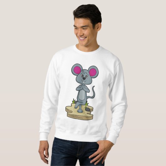 Sweatshirt Mouse at yoga (Devant entier)