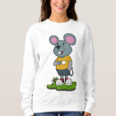 Sweatshirt Mouse with Coffee cup (Devant)