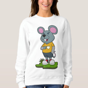 Sweatshirt Mouse with Coffee cup