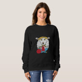 Sweatshirt Mouton de Tricot amusant (Devant entier)
