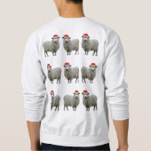 Sweatshirt Mouton hideux de pull de Noël (Dos)