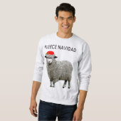 Sweatshirt Mouton hideux de pull de Noël (Devant entier)