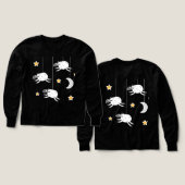 Sweatshirt Mouton Nuit Endormie (Motif recto et verso)