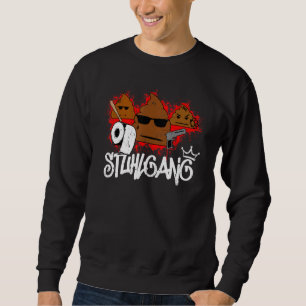 Sweatshirt Mouvement Bowel Avec Poop De Couronne Meilleurs Am