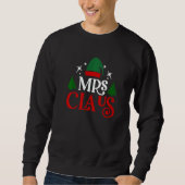Sweatshirt Mr Claus & Mrs Claus Christmas Matching Couple Xm (Devant)