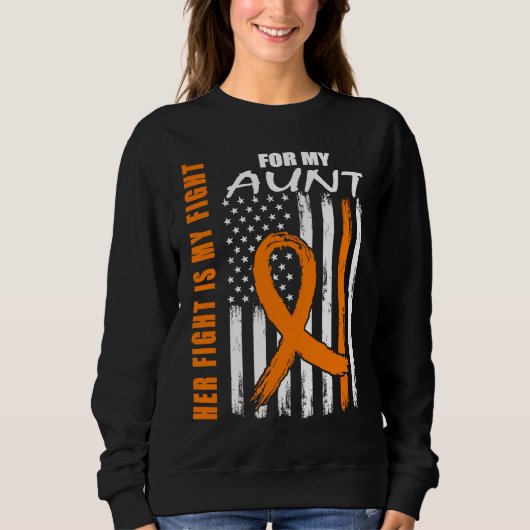Sweatshirt MS Family Fight Aunt Multiple Sclerosis American F (Devant)