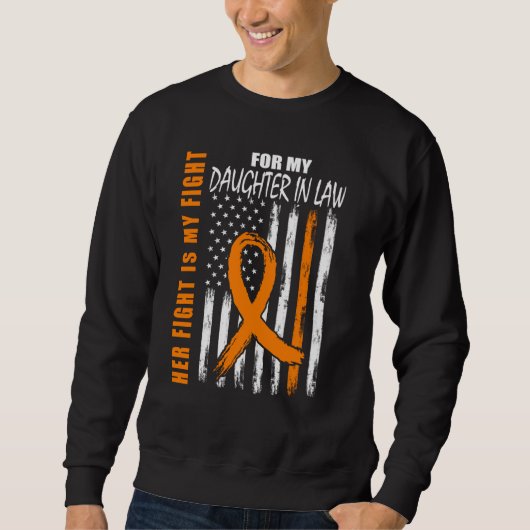 Sweatshirt MS Her Fight Daughter In Law Multiple Sclerosis Fl (Devant)