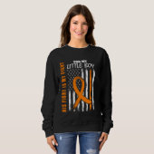 Sweatshirt MS Son combat est mon combat Sclérose en plaques F (Devant entier)