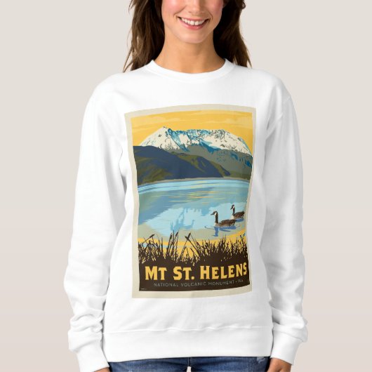 Sweatshirt Mt St. Helens | Washington (Devant)