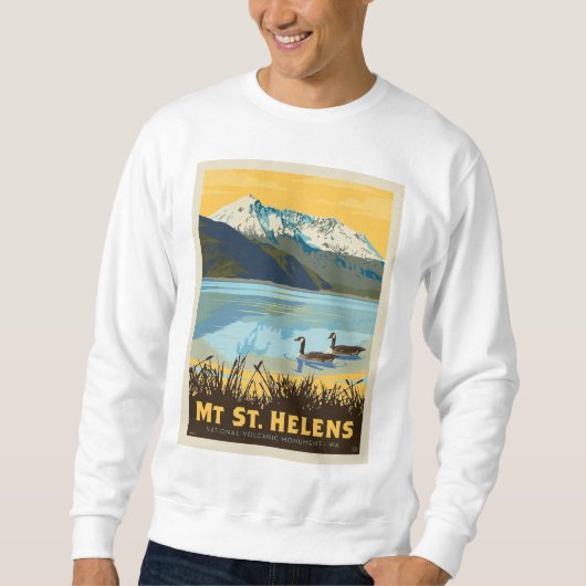 Sweatshirt Mt St. Helens | Washington (Devant)