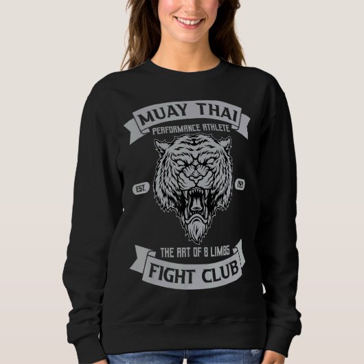 Sweatshirt Muay Thai Combattre Mixed martial art Fighter Kick (Devant)