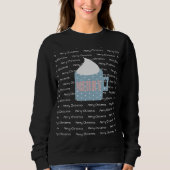 Sweatshirt Mug Joyeux Noël Flocon de Neige Hiver (Devant)