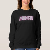 Sweatshirt Munch in pink (Devant)