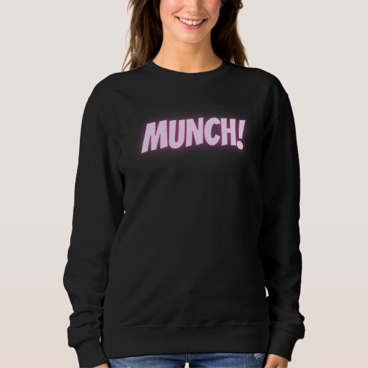 Sweatshirt Munch in pink (Devant)