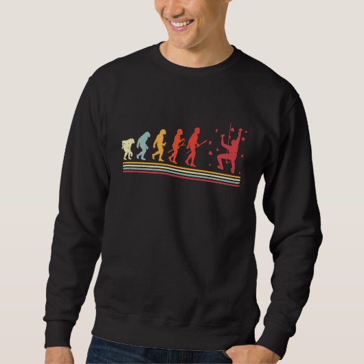 Sweatshirt Mur d'escalade Evolution Bouldering Grimpeur Intér (Devant)