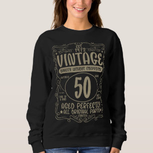 Sweatshirt Mûri 50 Ans T Chemises Vintage Âgé Parfaitement E