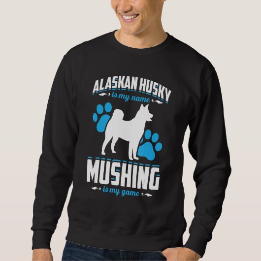 Sweatshirt Mushing Race For Dog Sledding Dog Sled Rider Mushe (Devant)