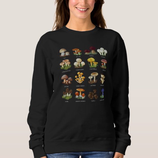 Sweatshirt Mushroom Mycology Fungi Foraging Mushroom Whispere (Devant)