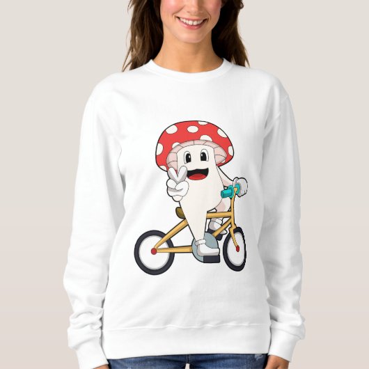 Sweatshirt Mushroom with Bicycle.PNG (Devant)