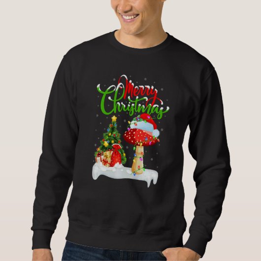 Sweatshirt Mushroom Xmas Decorations Santa Mushroom Christma (Devant)