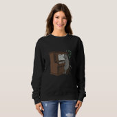 Sweatshirt music cat pianist instrument notes (Devant entier)