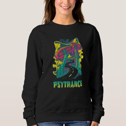 Sweatshirt Music Psytrance Party Soundsystem DJ Rave   (Devant)