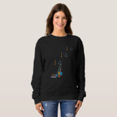 Sweatshirt Musical Instruments And Musical Notes (Devant entier)