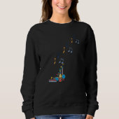 Sweatshirt Musical Instruments And Musical Notes (Devant)