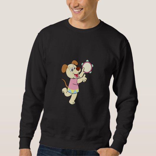 Sweatshirt Musicien de trompette mignon (Devant)