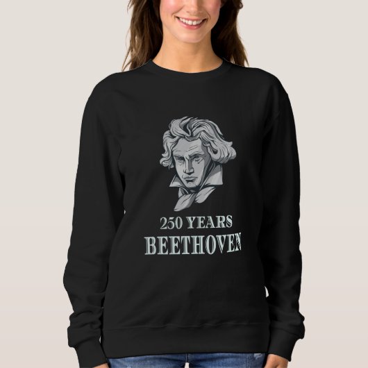 Sweatshirt Musique - 250 Ans De Ludwig van Beethoven (Devant)