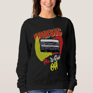 Sweatshirt Musique ancienne ghetto Blaster Style Vintage 2