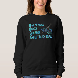 Sweatshirt Musique de hautboïste Orchestre Musique jazz