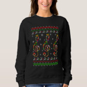 Sweatshirt Musique Note Noël Sweater laide enseignant de musi (Devant)