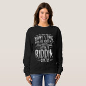 Sweatshirt Musique Riddim - EDM Rave - Riddim Dubstep (Devant entier)