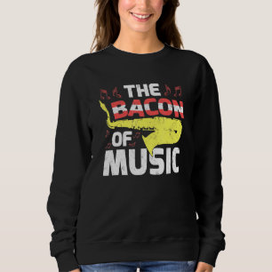 Sweatshirt Musique Saxophone Le Bacon De La Musique