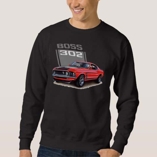 Sweatshirt Mustang Boss 302 (Devant)