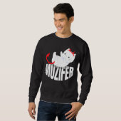 Sweatshirt Muzifer I Chat Kitten Lucifer Devil Little Devil L (Devant entier)