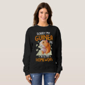 Sweatshirt My Guinea Pig ate my Homework Cavy Kids Girls (Devant entier)
