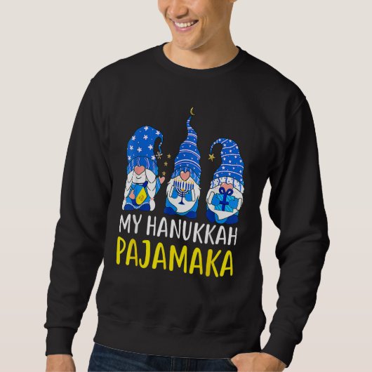 Sweatshirt My Hanukkah Pajamakah  Chanukah Pajamas PJs (Devant)