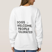 Sweatshirt My Loyal Companion : Photo Personalisée Chien (Dos)