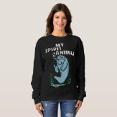 Sweatshirt MY SPIRIT ANIMAL Manatee (Devant entier)