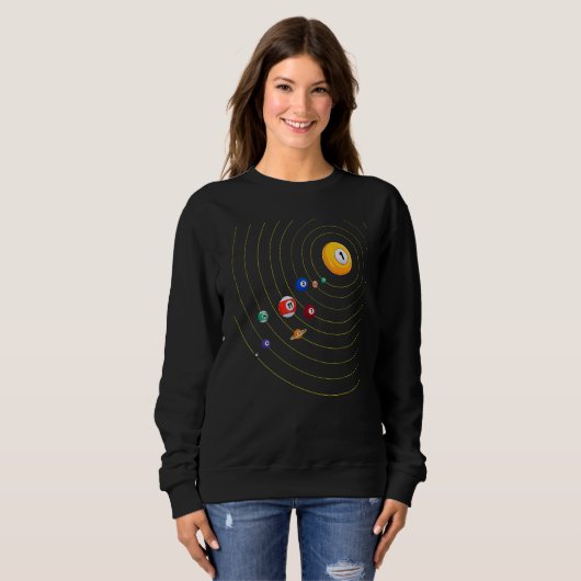 Sweatshirt My Universe  Pool Billiard (Devant entier)