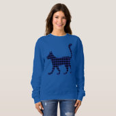 Sweatshirt Mystérieux chat (Devant entier)