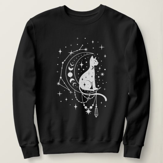 Sweatshirt Mystic Cat (Design devant)
