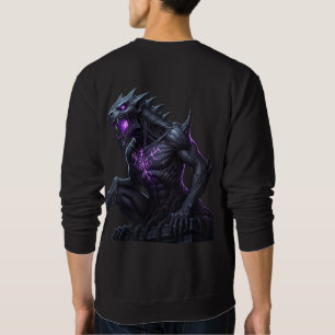 Sweatshirt Mystic Rune Guardian : Bête Imaginaire foncé longu