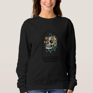 Sweatshirt Mystique des champignons Vêtements champignons Col