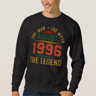 Sweatshirt Mythe de l'Homme Légende Août 1996 26e anniversair