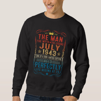 Sweatshirt Mythe de l'Homme Légende Juillet 1943 79e annivers