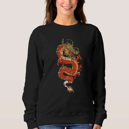 Sweatshirt Mythique Créature Dragon Tail Créature Mytholog (Devant)