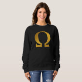 Sweatshirt Mythologie grecque Omega Symbole Fraternité Soror (Devant entier)